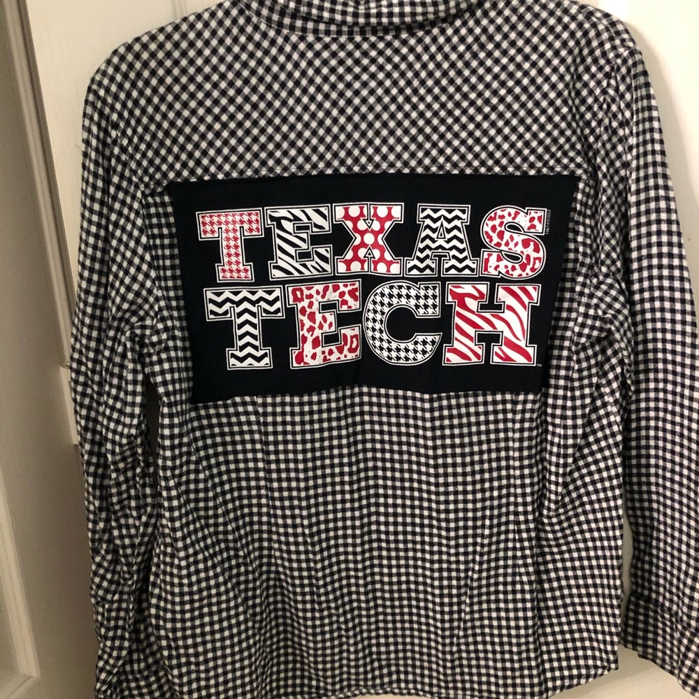Texas Tech long sleeve, button down shirt